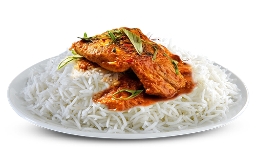 Poisson Curry + Rice